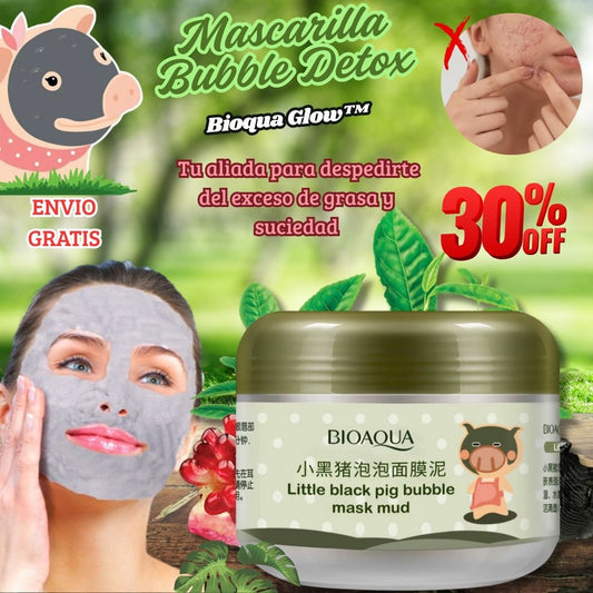 ✨ Mascarilla Bubble Detox - Bioqua Glow™ 🫧🌿