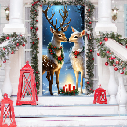 Funda Navideña Decorativa para Puerta - Holiday Door™ 🎅🎄