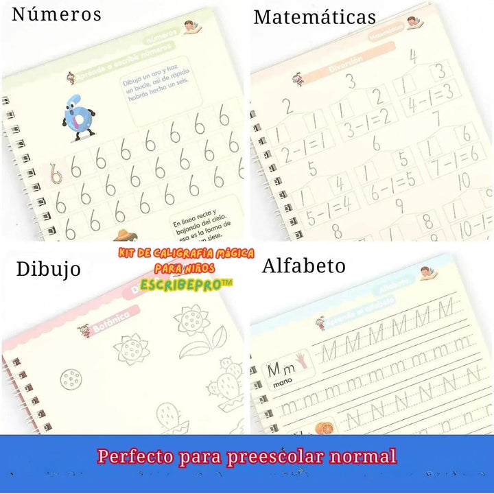 Kit de Caligrafía Mágica para Niños - EscribePro™ 📚✍️