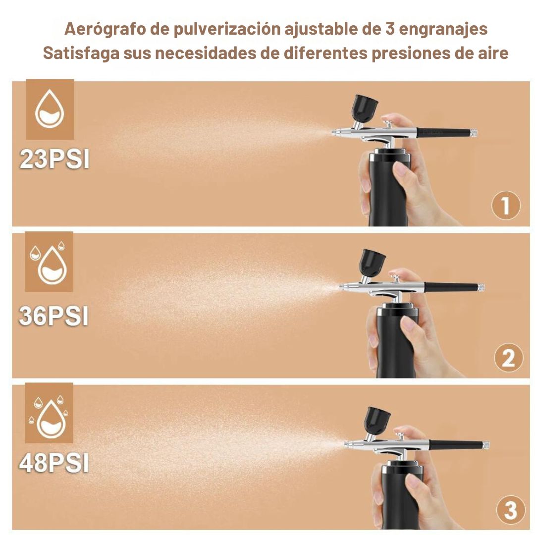 Aerógrafo Portátil Pro - AirCraft Plus™ 🎨💨