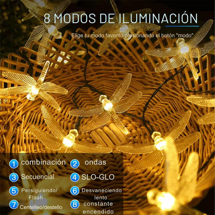 Luces Solares Decorativas - Libélulas Mágicas™ ✨🌿