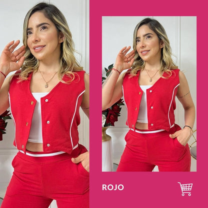 🧥 Set Chaleco EleganceFit™ - Estilo Casual y Comodidad para Cada Día ✨