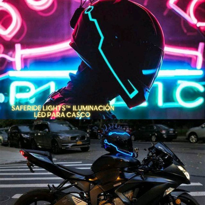 Iluminación LED para Casco - SafeRide Lights™ 💡🛵