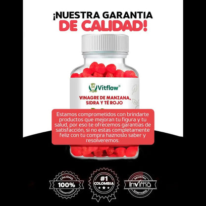 Vitflow – Gomitas Naturales para Bienestar Digestivo y Energía 🌿🍎 x 160 g