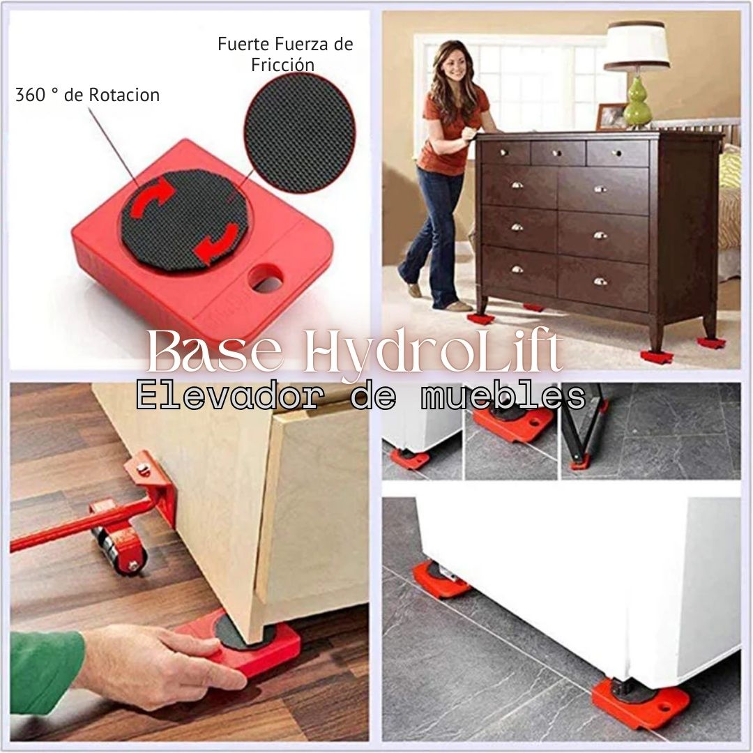 Base HydroLift Elevador de muebles