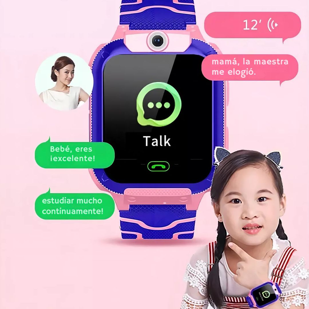 SmartKids Q12™ - Reloj Inteligente con GPS y Llamada SOS ⌚📍