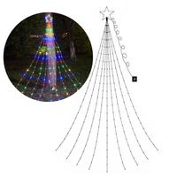 "Cascada de Luces Solares para Árbol de Navidad - StarBright Pro™ 🌟🎄"