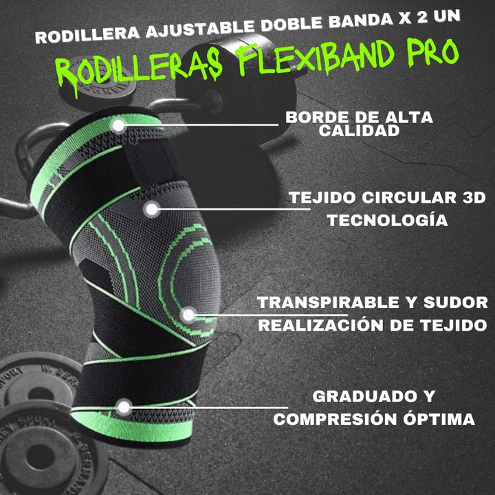 Rodillera FlexiBand Rodillera Doble Banda X 2 Un