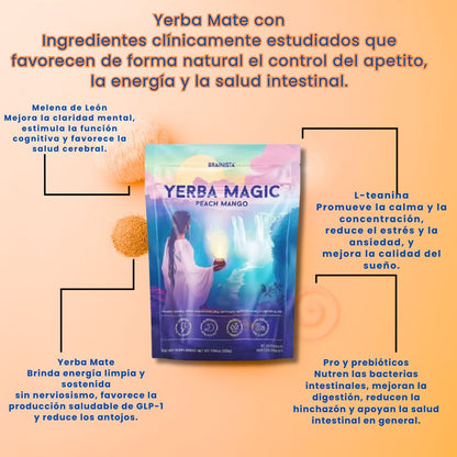 Yerba Magic Peach Mango™ – Energía natural con el mejor sabor 🍑🥭