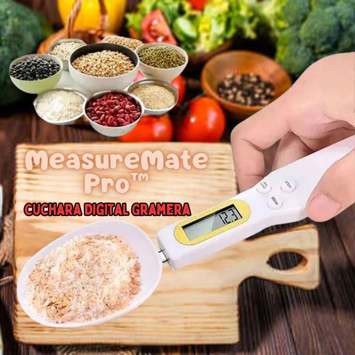 MeasureMate Pro™ CUCHARA DIGITAL CON GRAMERA