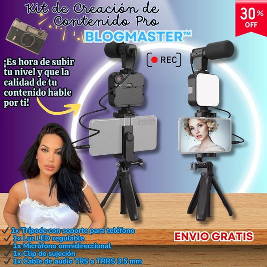 📸 Kit de Creación de Contenido Pro - VlogMaster™ 🎤💡
