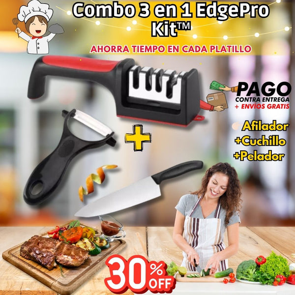 Combo 3 en 1 EdgePro Kit™ 🔪✨