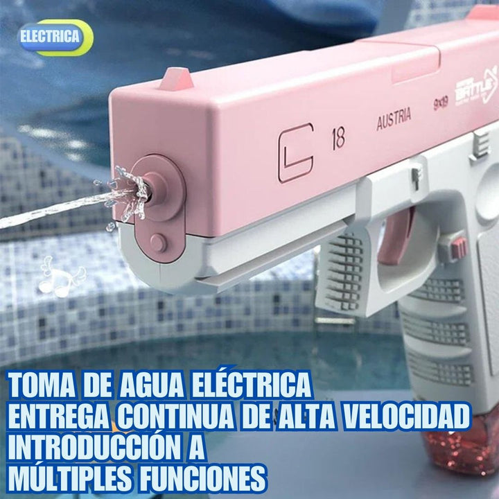 Pistola de Agua Eléctrica AquaBlast Pro™ 💦🔋