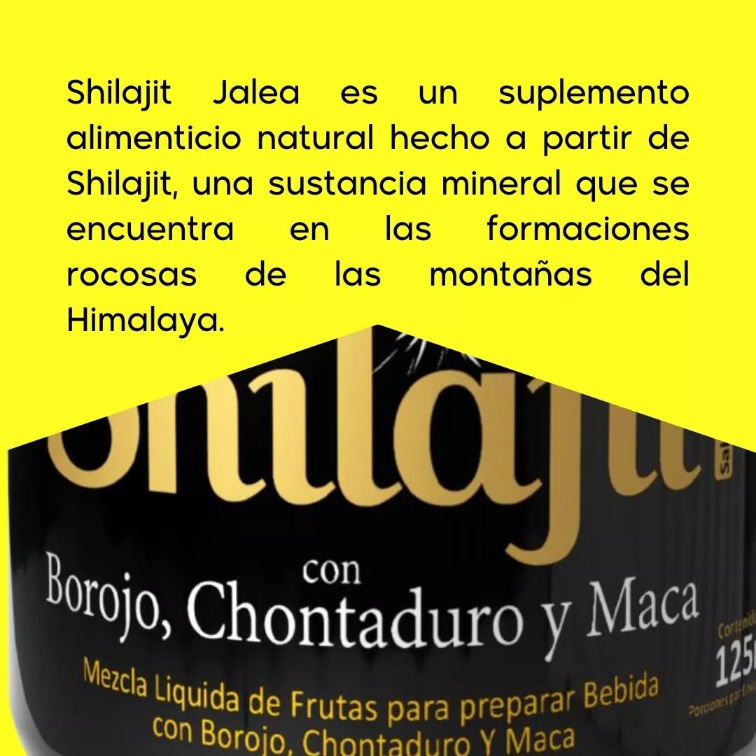 Shilajit Jalea - Energía y Vitalidad Natural™ ⚡🍯