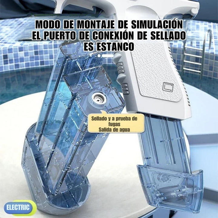 Pistola de Agua Eléctrica AquaBlast Pro™ 💦🔋