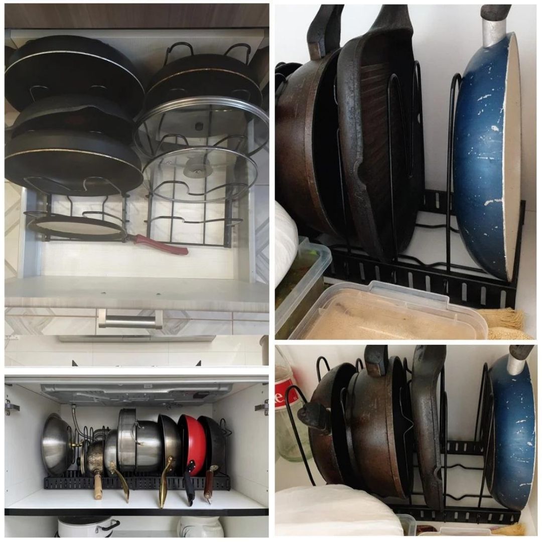 Organizador de Sartenes y Ollas - FlexiRack™ 🍳🥘