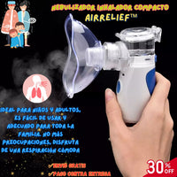 Nebulizador Inhalador Compacto - AirRelief™ 🌬️🛡️