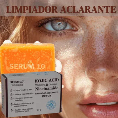 Jabón Despigmentante Kojic  Piel Radiante x 100g 🍊🧼