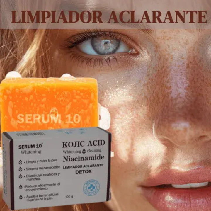 Jabón Despigmentante Kojic  Piel Radiante x 100g 🍊🧼