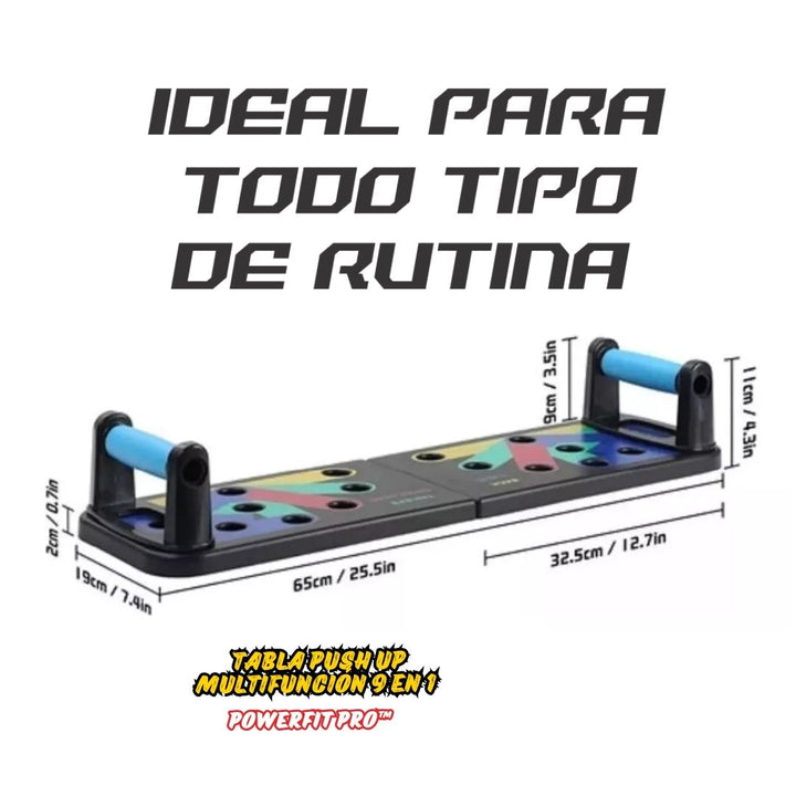 Tabla Push Up Multifunción 9 en 1 - PowerFit Pro™ 🏋️‍♂️💪