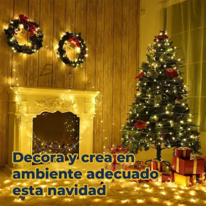 Luces Navideñas Solares Pro™ - 12 Horas de Magia ✨🌞