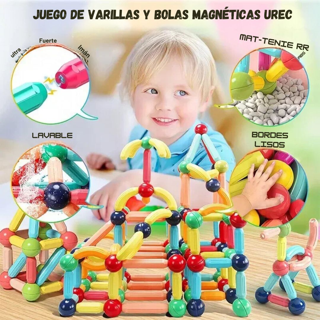 Juego Magnético de Construcción D-TECH™ 🧲🎨