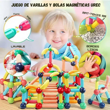 Juego Magnético de Construcción D-TECH™ 🧲🎨