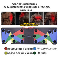 Tabla Push Up Multifunción 9 en 1 - PowerFit Pro™ 🏋️‍♂️💪