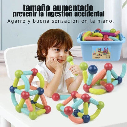 Juego Magnético de Construcción D-TECH™ 🧲🎨