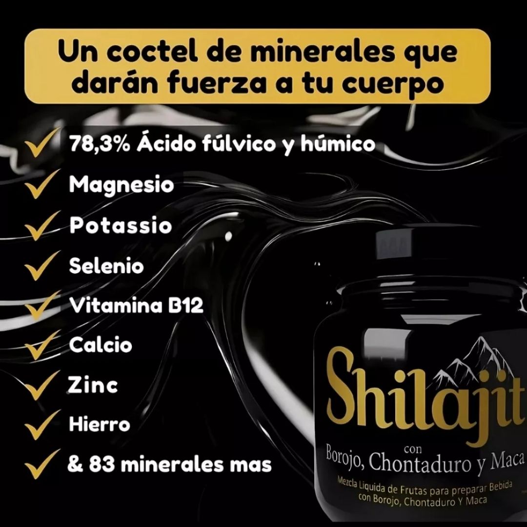 Shilajit Jalea - Energía y Vitalidad Natural™ ⚡🍯