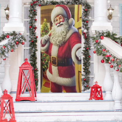 Funda Navideña Decorativa para Puerta - Holiday Door™ 🎅🎄