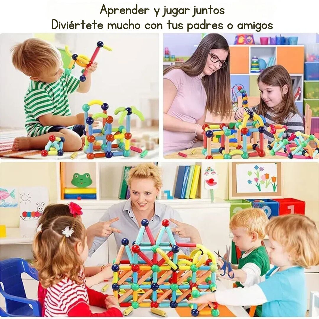 Juego Magnético de Construcción D-TECH™ 🧲🎨