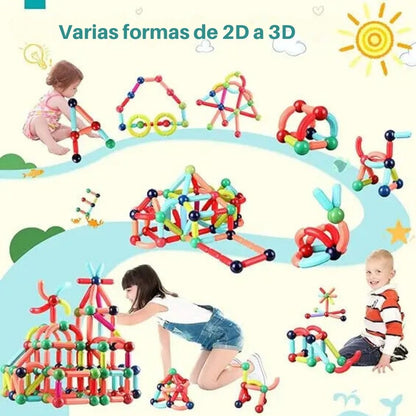 Juego Magnético de Construcción D-TECH™ 🧲🎨