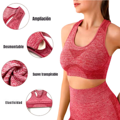 Conjunto Deportivo Mujer 2 Piezas - SportFit Pro™ 🩷🏋️