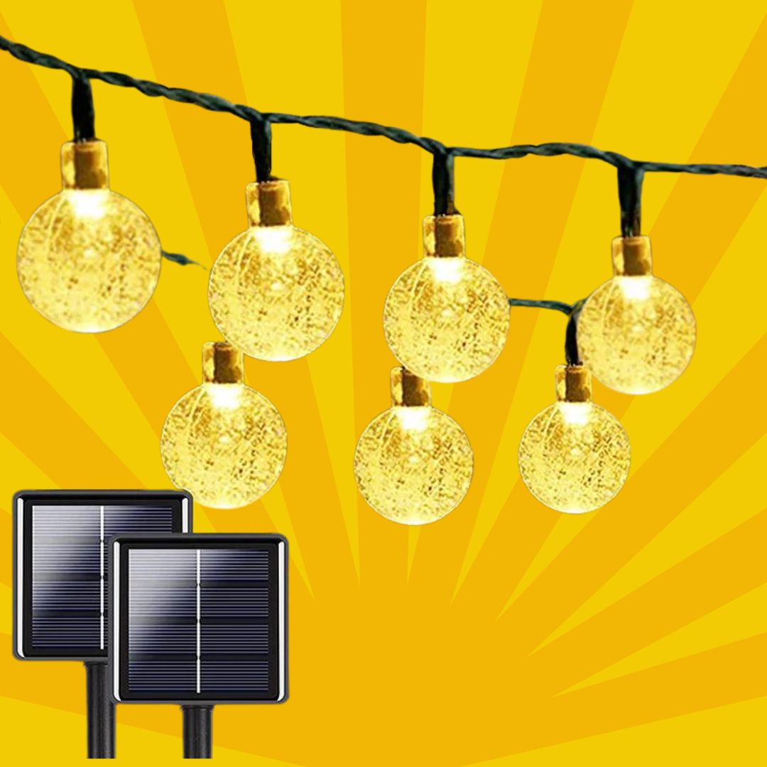 Cadena de Luces Solares Decorativas - GlowLite™ 🌞✨