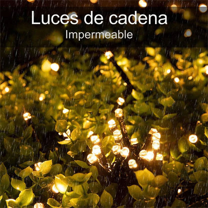 Luces Navideñas Solares Pro™ - 12 Horas de Magia ✨🌞