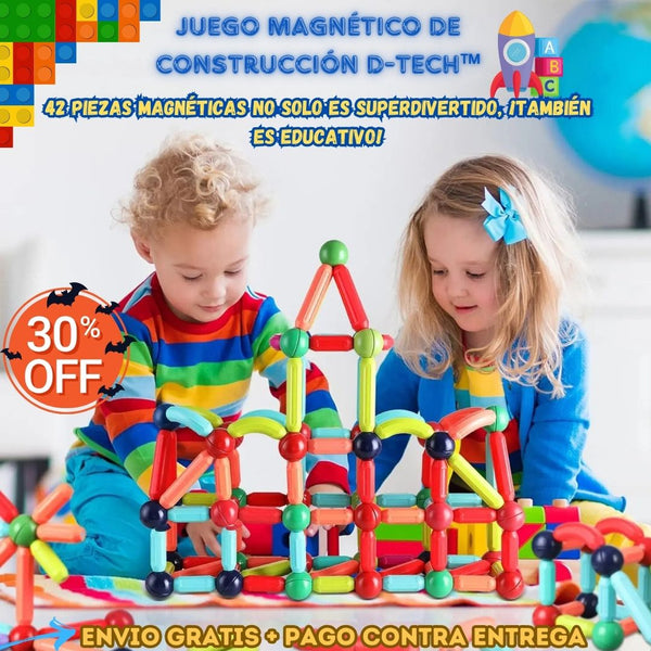 Juego Magnético de Construcción D-TECH™ 🧲🎨