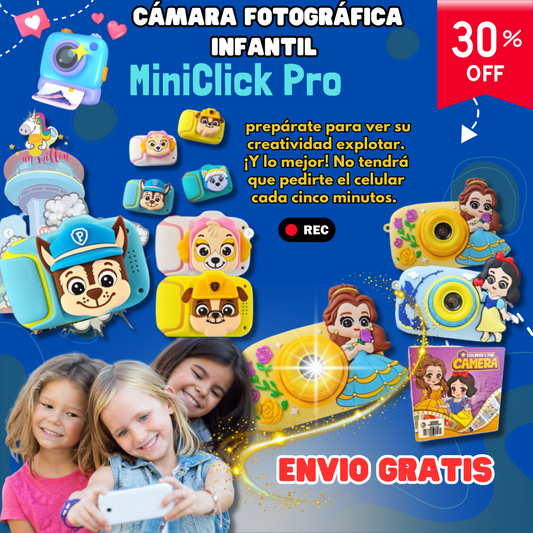 Cámara Fotográfica Infantil - MiniClick Pro 🌟🌟