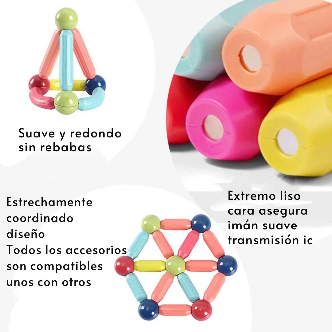 Juego Magnético de Construcción D-TECH™ 🧲🎨