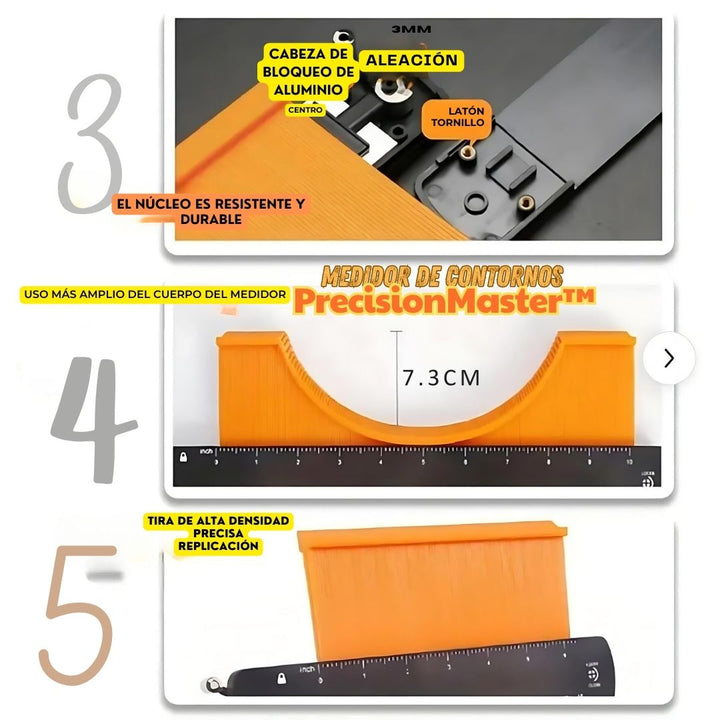 Medidor de Contornos PrecisionMaster™ 📏🔧