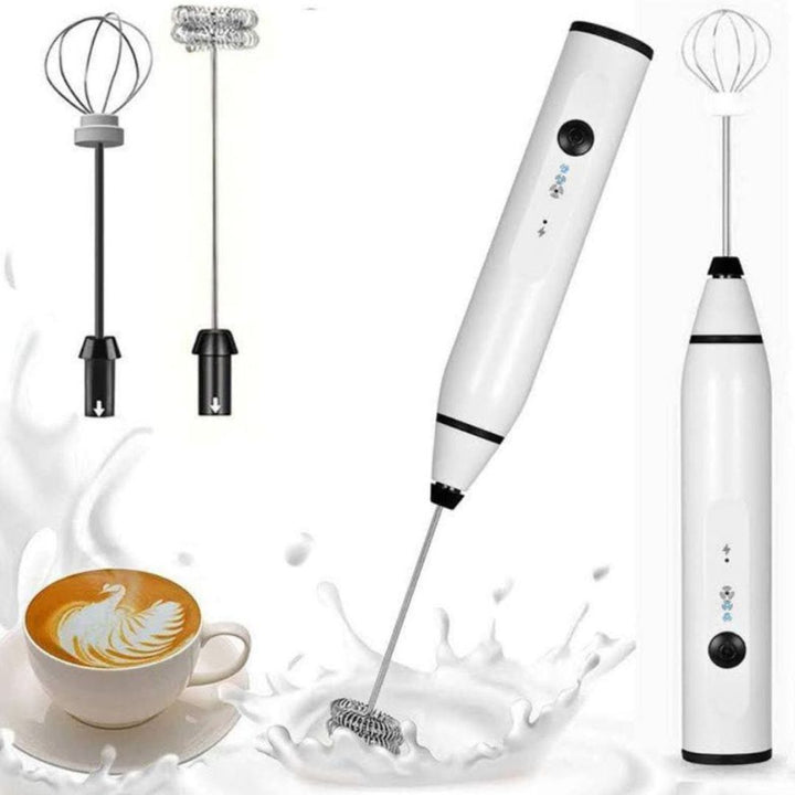 🌀 Batidor & Espumador Eléctrico Recargable - FoamMix Pro™ ☕🔌