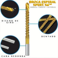 Broca Espiral Xpert x6™ BROCA CORTE LATERAL