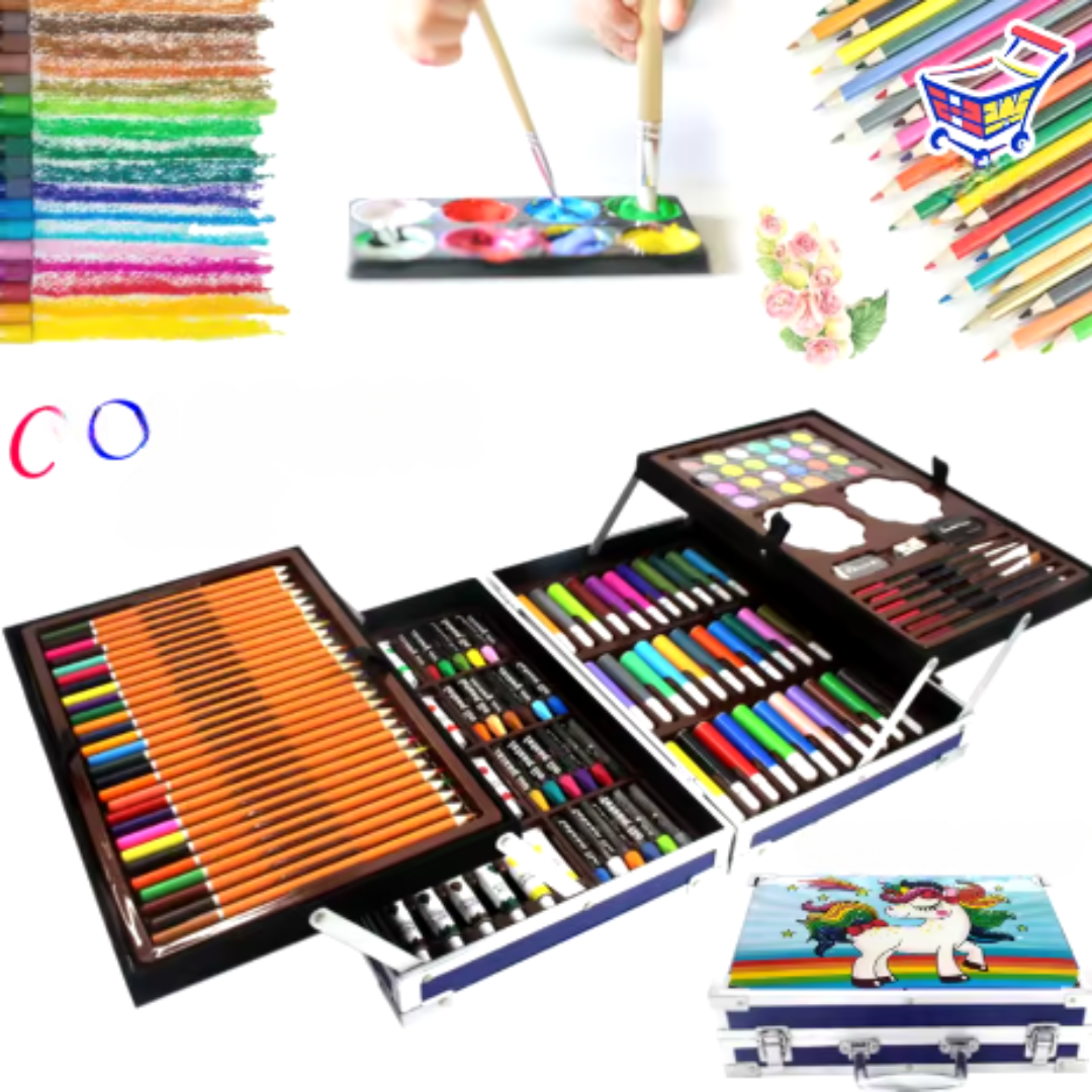 🎨 Set de Arte Creativo 145 Piezas - MermaidStar™ 🧜‍♀️🚀