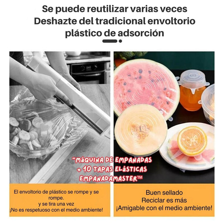 "Máquina de Empanadas + Tapas Elásticas - Empanada Master™ 🥟✨"