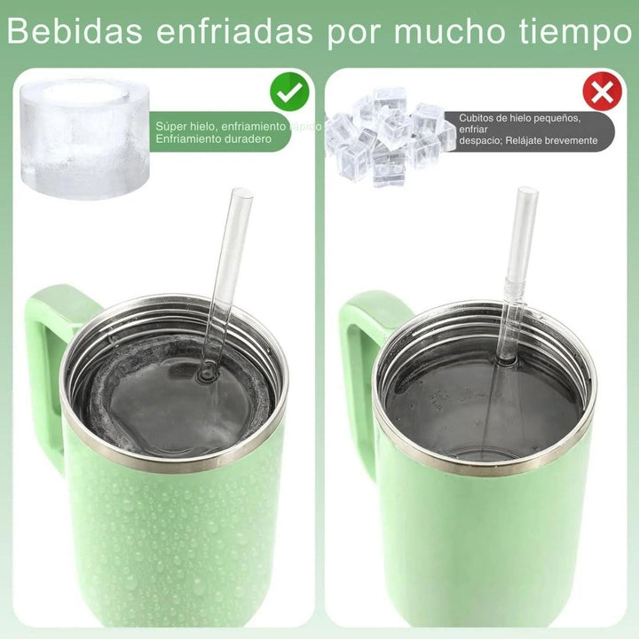 Nevera Cubitos de Hielo en Silicona - IceChill Pro™ ❄️🍹