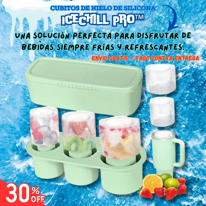 Nevera Cubitos de Hielo en Silicona - IceChill Pro™ ❄️🍹