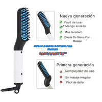 Cepillo Alisador Eléctrico para Hombres - GroomMaster™ 💈🧔