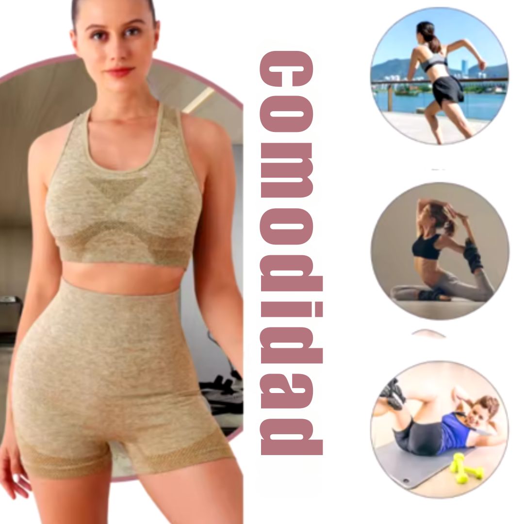 Conjunto Deportivo Mujer 2 Piezas - SportFit Pro™ 🩷🏋️