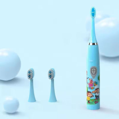 Cepillo Dental Eléctrico Infantil con 4 Repuestos – Higiene Divertida para Peques 🦷✨