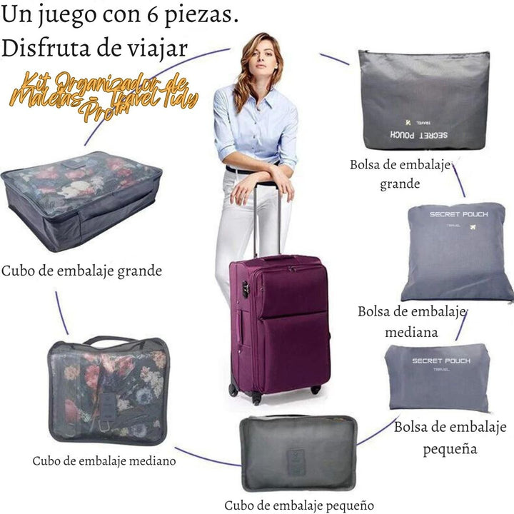 Kit Organizador de Maletas - TravelTidy Pro™ ✈️🧳